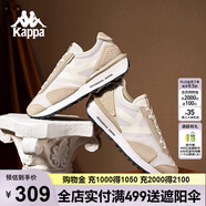 卡帕（Kappa）背靠背新款復(fù)古情侶跑步鞋輕便戶外運(yùn)動鞋男休閑鞋女款 K0EY5MM38