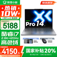 聯(lián)想小新14酷睿版 2025補(bǔ)貼 高性能超輕薄筆記本電腦 學(xué)生游戲設(shè)計(jì)辦公本 Pro14｜13代i7 16G 1TB 120Hz IPS高清全面屏｜DC調(diào)光 護(hù)眼無閃爍