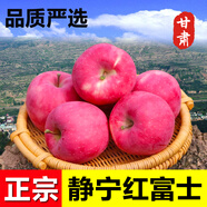 【順豐】靜寧蘋果 甘肅紅富士蘋果 新鮮時(shí)令水果孕婦水果整箱送禮 【精選】4-4.5斤嘗鮮裝 (9-12個(gè))