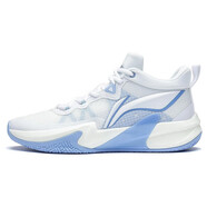 李寧（LI-NING）籃球鞋男鞋2025新款韋德之道音速10利刃2實(shí)戰球鞋ABAS041 標準白/新極光藍(041) 42