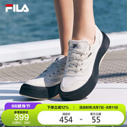 FILA斐樂官方女鞋2025春夏摩登時尚復(fù)古帆布休閑鞋