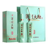 洋河大曲新版青瓷42度500ml*6瓶整箱裝濃香綿柔純糧白酒含3個(gè)禮袋 42度 500mL 2瓶 贈一個(gè)手提袋