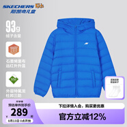 Skechers斯凱奇兒童羽絨服男童女童外套保暖中大童冬裝P424K076/P425K050 公主藍/007G 160 cm