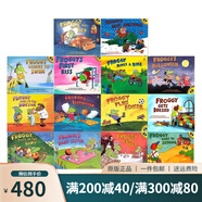 Froggy let's Gets Dressed 青蛙弗洛格 吳敏蘭書單 青蛙小吉低幼啟蒙認(rèn)知 吳敏蘭書單 英文原版繪本 綠山墻 套裝1 青蛙小吉繪本套裝14冊