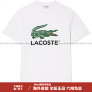 LACOSTElogo印花休閑日常透氣寬松時尚運(yùn)動簡約百搭動物圖案純色舒適圓領(lǐng) 001/白色 S 3 170