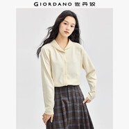 佐丹奴極細針織衫女軟糯針織外套翻領(lǐng)卷邊插肩袖針織開(kāi)衫13354669