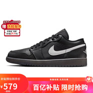 耐克NIKE籃球鞋男喬丹AJ1 JORDAN 1 低幫運(yùn)動(dòng)鞋 HV5968-001黑43