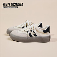 Semir女鞋德訓鞋女春夏透氣百搭休閑運動(dòng)鞋板鞋女SFYM253008 網(wǎng)面款39