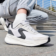 斯凱奇（Skechers）男鞋夏季2025新款緩震跑步鞋軟底輕便休閑鞋大網(wǎng)眼網(wǎng)面透氣運(yùn)動(dòng)鞋 232838-GYCC/灰色/炭灰色 39