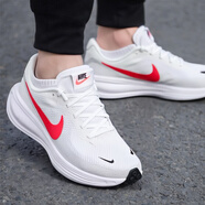 耐克（NIKE）男鞋2025新款夏季EVOLUTION 8運動(dòng)鞋華夫鞋透氣輕便跑步鞋休閑鞋 白色亮深紅黑HJ9198-102革命者8 39