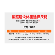 Deesha Mini救生衣成人兒童大浮力釣魚浮力背心路亞車載專業(yè)船用求生衣便攜式 建議按照體重選擇尺碼 S 均碼