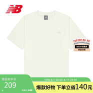 NEW BALANCENB官方25新款男舒適百搭休閑圓領(lǐng)短袖NEF29691 IV L