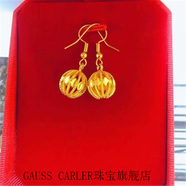 GAUSS CARLER老鳳凰色色耳環(huán)女款轉(zhuǎn)運珠耳墜耳釘時尚百搭耳飾送女 玲瓏耳鉤同款