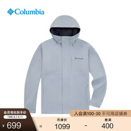 Columbia哥倫比亞戶外男女防水沖鋒衣徒步旅行夾克連帽外套XE5743 032 花青灰 XS(165/88A)