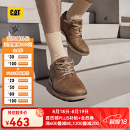 CAT卡特休閑皮鞋男士復(fù)古工裝輕戶外軟牛皮防滑通勤鞋P725212N3AMC29 淺褐 40