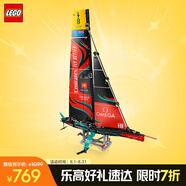 樂高（LEGO）積木拼裝機(jī)械組系列42174 單體水翼帆船男孩玩具生日禮物