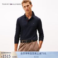 Tommy Hilfiger25新款秋冬男裝商務(wù)休閑小繡標(biāo)合身版長袖T恤POLO衫41503