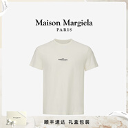Maison Margiela馬吉拉倒置字母Logo純棉短袖T恤打底衫內(nèi)搭春夏男女款 101米白色 XL 52