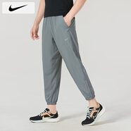 耐克（NIKE）褲子男士 25夏季新款運動褲直筒衛(wèi)褲梭織速干長褲透氣冰絲休閑褲 084/束腳/曬圖退5 M 【170】體重110~130斤左右