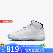 耐克AJ11籃球鞋青少年系列Air Jordan 11 Retro GS AJ11傳奇藍運動鞋 378038-104 37.5
