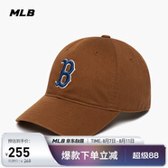 MLB帽子男女軟頂棒球帽虞書欣明星同款運動鴨舌帽3ACP6601N-43BRD-F