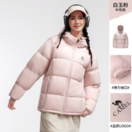 駱駝（CAMEL）戶外羽絨服600蓬男女新款短款厚外套面包服
