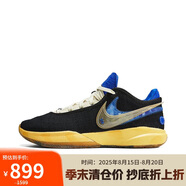 耐克NIKE男子籃球鞋LEBRON XX UN EP低幫運動鞋 FN0942-001黑黃藍40
