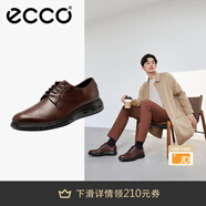愛步（ECCO）男鞋 男士皮鞋德比鞋牛皮商務(wù)休閑皮鞋正裝通勤鞋 混動防水524704 胡桃棕52470401705 40