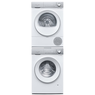 西門子（SIEMENS）小晶鉆奢護(hù)大師 10+10kg洗烘套裝 蒸汽除皺洗衣機(jī)+變頻熱泵烘干機(jī) WG54H2V00W+WQ53H2001W 小幸熨