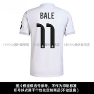阿迪達(dá)斯 （adidas）25-26皇馬球迷版主場短袖球衣比賽訓(xùn)練足球服男官方正品 11號貝爾印號球衣 XS