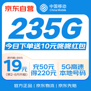 中國移動(dòng)流量卡19元大全國通用電話卡手機(jī)純上網(wǎng)卡5G長期手機(jī)號(hào)校園卡非無限永久終身