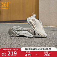 361度運(yùn)動(dòng)鞋男鞋赤焰4網(wǎng)面透氣跑鞋男輕便通勤減震專業(yè)跑步鞋 西米色/浮石色 密網(wǎng)【女】 37