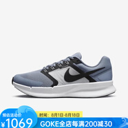 耐克（NIKE）男鞋公路跑鞋運動(dòng)鞋休閑鞋 支撐緩沖 穩定透氣 舒適耐用戶(hù)外 新款 Slate/White/Grey/Black 15=49.5