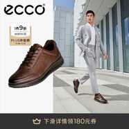 愛步（ECCO）正裝鞋 增高牛皮休閑皮鞋男 雅仕男鞋系列207124 可可棕44