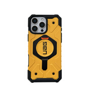 翰鷗斐uag 適用于iPhone16Pro手機(jī)殼透明蘋(píng)果15新款防摔殼磁吸充電Magsafe殼輕薄全包保護(hù)套感 黃色 iPhone 15