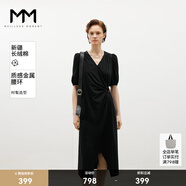 麥檬【多款可選】MM商場同款優(yōu)雅氣質(zhì)連衣裙隨性度假風(fēng) 黑色5F6192281 M