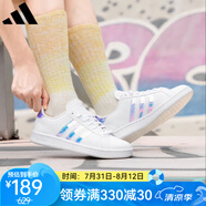 阿迪達(dá)斯（adidas）【京東奧萊】板鞋女鞋鐳射彩尾小白鞋運(yùn)動(dòng)休閑鞋EE9689 36.5