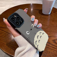 貓漫尖適用蘋(píng)果16 iPhone13ProMax硅膠15 12手機(jī)殼11防摔14 XsMax女plus 呆萌卡通龍貓5952 iPhone6