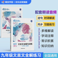 蝶變學(xué)園 九年級文言文全解與訓練 初中語(yǔ)文九年級教材文言文完全解讀同步練習冊 初三中考語(yǔ)文閱讀文言文知識點(diǎn)歸納練習 全國通用