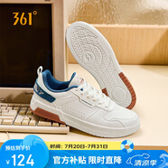 361°運(yùn)動(dòng)鞋男春夏季青少年百搭厚底增高小白休閑板鞋子男672136611-10