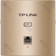 TP-LINK家用TL-AP450I-POE面板450M 86型無線入墻壁酒店百兆路由 TL-AP450I-POE 薄款香檳金