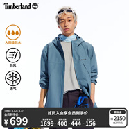 添柏嵐（Timberland）官方男裝沖鋒衣外套戶(hù)外防水防風(fēng)夾克|A6GJB A6GJB832/藍綠色 S 170（建議120-130斤）