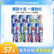 銳澳（RIO）預調(diào)酒 雞尾酒 果酒甜酒8度 強爽系列多口味 330ml*8罐 聚會送禮