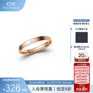 丹尼爾惠靈頓（DanielWellington）dw戒指女時尚首飾玫瑰金情侶對戒生日禮物送女友DW00400016