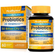 NewRhythmNewRhythm Probiotics 50 Billion CFU 20 Strains 60 Veggie