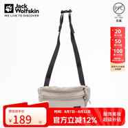 Jack Wolfskin狼爪腰包男包女包旅行跑步包徒步2L斜挎包8007801 4030青石色