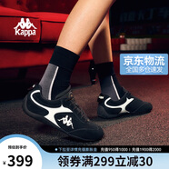 KappaWing官方男鞋賽車運(yùn)動(dòng)德訓(xùn)鞋子男夏季新款跑步鞋男 黑色  35