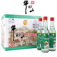 牛欄山白牛二北京二鍋頭牛欄山陳釀濃香型白酒42度265ml*20瓶半斤裝整箱 42度 265mL 20瓶 半斤裝牛欄山