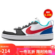 耐克NIKE男大童運動鞋COURT BOROUGH運動休閑鞋HF0742-161白黑36.5