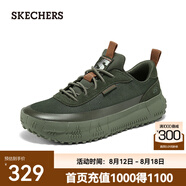 斯凱奇（Skechers）秋季新款男士透氣運動輕便舒適百搭戶外運動休閑鞋210903 橄欖綠/OLV 40